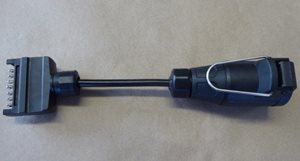 PS41 ... Towing Plug Adaptor 13 Pin Round Female Socket to 7 Pin Flat Male Plug