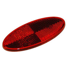 ML5 ... Red Reflector - Oval