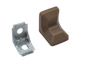 SF2A ... Bracket 90° Angle Zinc diecast base and BROWN plastic cover