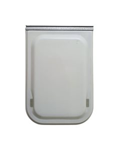 WT395A ... Window (TOILET) Opaque White 395mm x 575mm