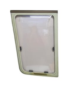WFOB542 ... BAILEY 1996 Front Offside Window SECOND GRADE but USABLE 542mm x 830mm
