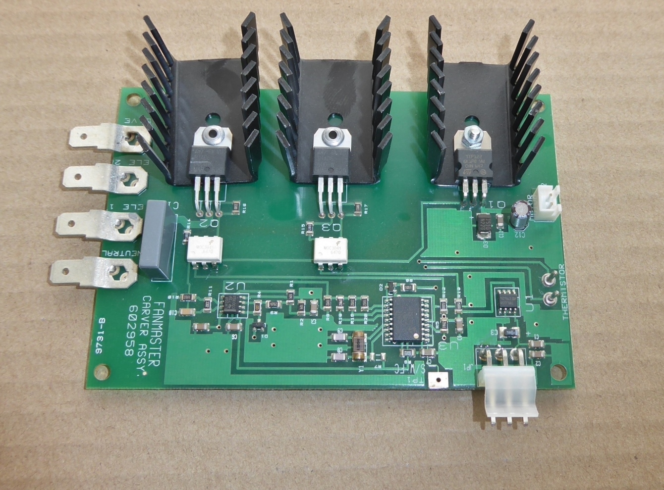 PCB2 Printed Circuit Board Fanmaster for Carver assembly