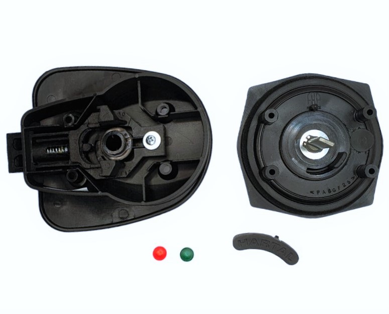 DL15 Left Hartal Door Lock BLACK Affordable Caravans