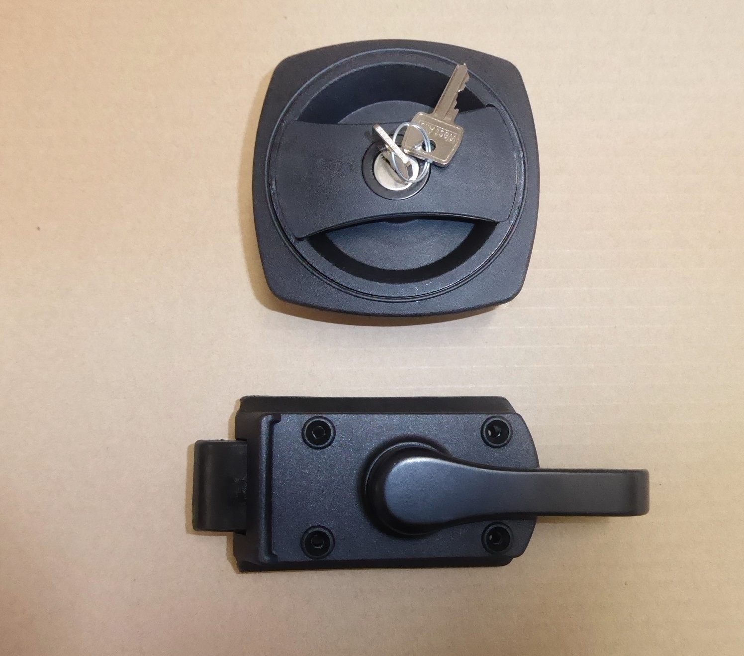 Caravan Door Handle With Lock Image to u