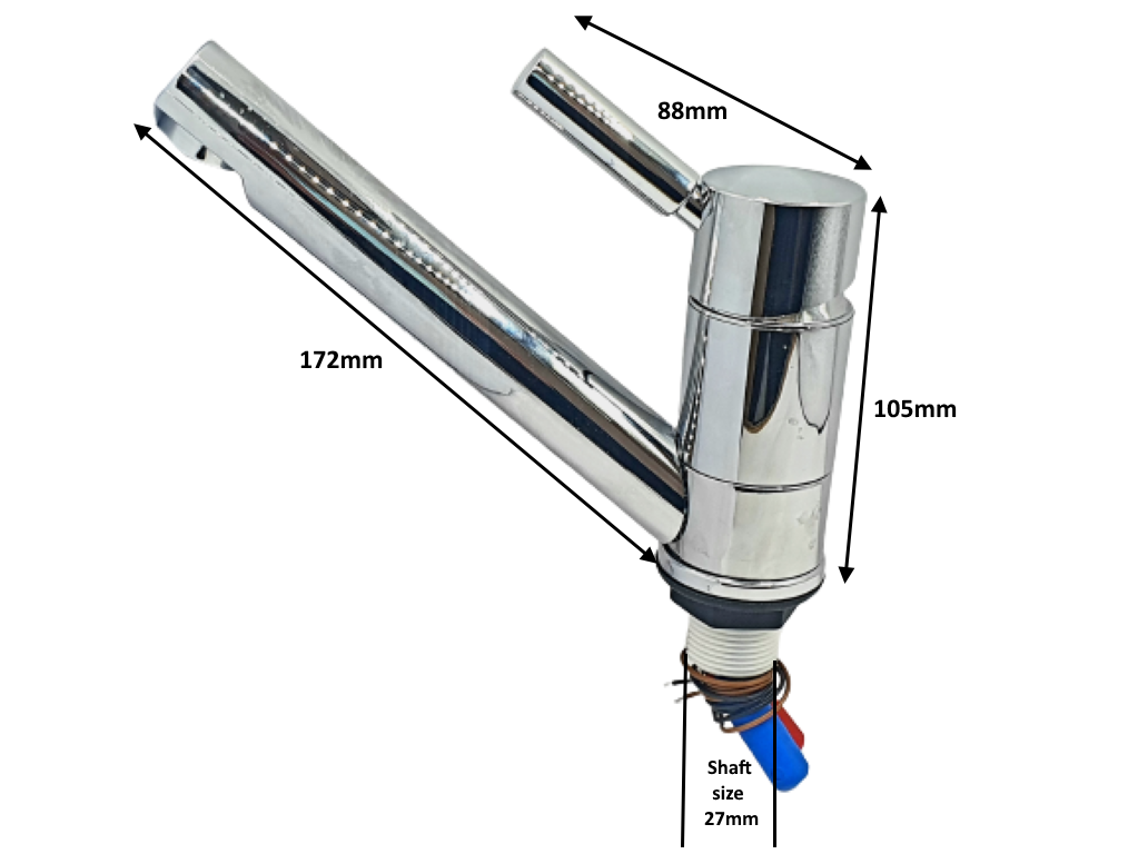 T28A Reich Trend E Single Lever Mixer 27mm Affordable Caravans