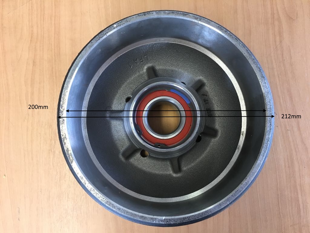 BD4 Brake Drum 4 Stud Affordable Caravans