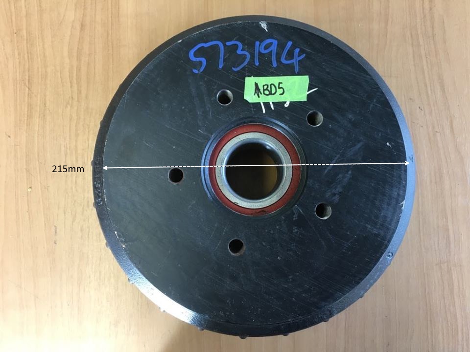 BD5 Brake Drum 5 Stud Affordable Caravans