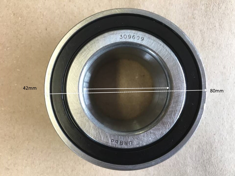 WBE4 Wheel Bearing Euro 80mm Affordable Caravans