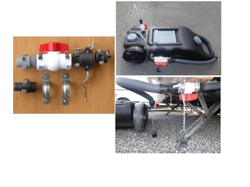 SC36 Self Containment DIY Kit for Waste Tank & Caravan Main Cock