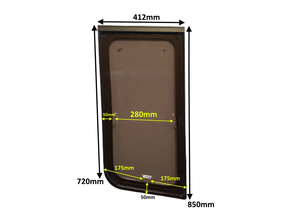 WFD412.. Window Front Doorside.. AS NEW.. UK Caravan