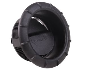 HV3C TRUMA Outlet for Heater Ducting BLACK 60mm Thread