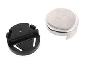 MC2 Polished Steel Round Mirror Cover with Edge Clip