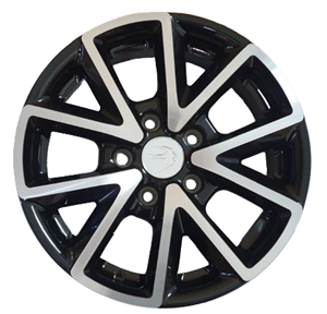 WASW83C SWIFT Alloy Wheel BLACK & SILVER 15" 5 Stud Rim Only .......... (NEW) .......... 6J15H2