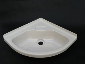 SB3I ... Hand Basin Corner IVORY Large 360mm x 360mm