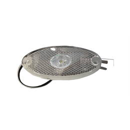 LW18 ... Clear Front Position Lamp Oval Reflex LED