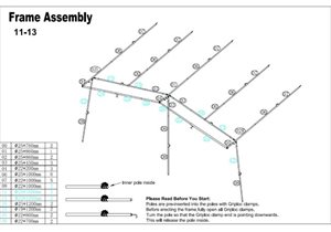 Camptech Savanna, Atlantis & Eleganza Size 11-13 Pole Set