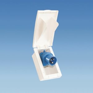 MF8 Flush Fit Mains Inlet 230 V With Cable