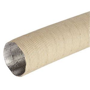 H37 Heater Ducting 65mm Beige/Sold Per Metre