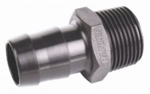SC19 25mm Straight Threaded One End, Push Fit Other