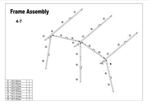 Camptech Cayman Size 4-7 Pole Set