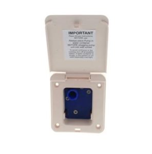 WH2 Beige Whale Watermaster Inlet Socket with Integrated Pressure Switch