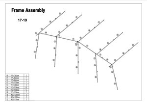 Camptech Cayman Size 17-19 Pole Set