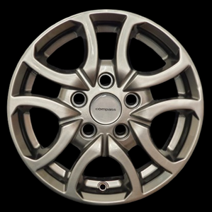 WACP50 COMPASS Alloy Wheel GUNMETAL 14" 5 Stud Rim Only .......... (NEW) .......... 5.5JX14H2