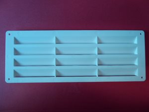 V9 Exterior Louvre Vent White