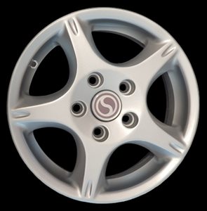 WAST53 STERLING Alloy Wheel SILVER 14" 5 Stud Rim Only (NEW) 5.5JX14H2