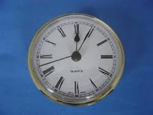 CL3 Clock - Round Brass