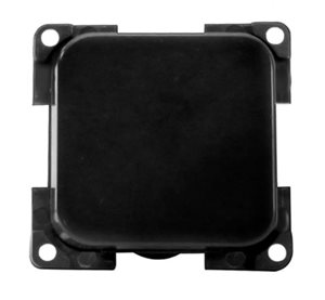 PS16 C-Line Single Momentary Rocker Switch, BLACK