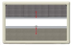 BL104 Insect Screen & Blind For Window 1280mm x 660mm