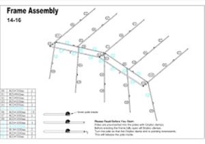 Camptech Cayman Size 14-16 Pole Set