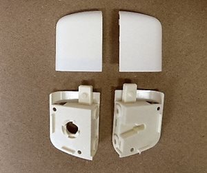 B17 Slide Rail End Cap and Cover Remis