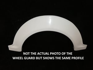 WG20SG ... Wheel Guard/Flare (WHITE) ..... (SECOND GRADE) 840mm x 375mm