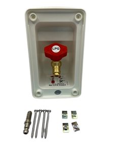 GO11W Whale External Gas BBQ Point Box White