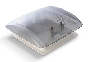 RH5VB MPK 280 x 280mm 4 Way Roof Vent - CREAM With Tinted Dome DS
