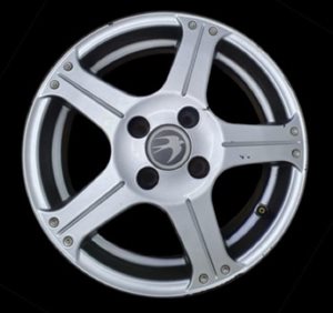 WASW10 SWIFT Alloy Wheel GUNMETAL 14" 4 Stud Rim Only ..... (SECOND HAND) ..... 5.5JX14