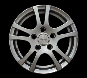 WACP32 COMPASS Alloy Wheel GUNMETAL 14" 5 Stud Rim Only (SECOND HAND) 5.5JX14H2