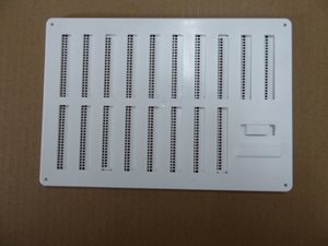 V12 Hit & Miss Ventilator with Fly Screen White