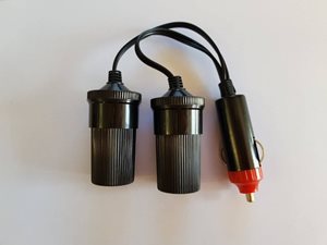 PS20 12V Adaptor to 2 x 12V Sockets